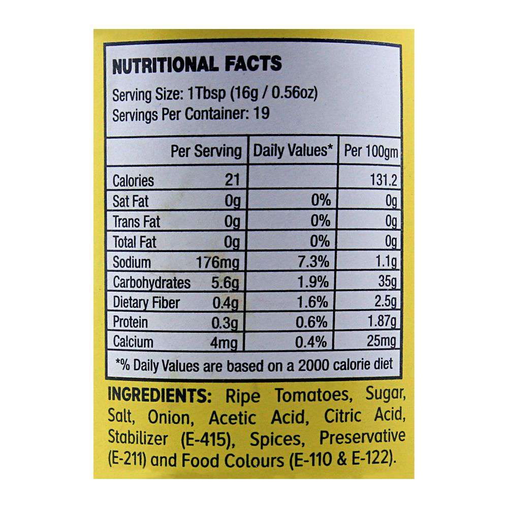 Shezan Ketchup Bottle, 305g - Image 2