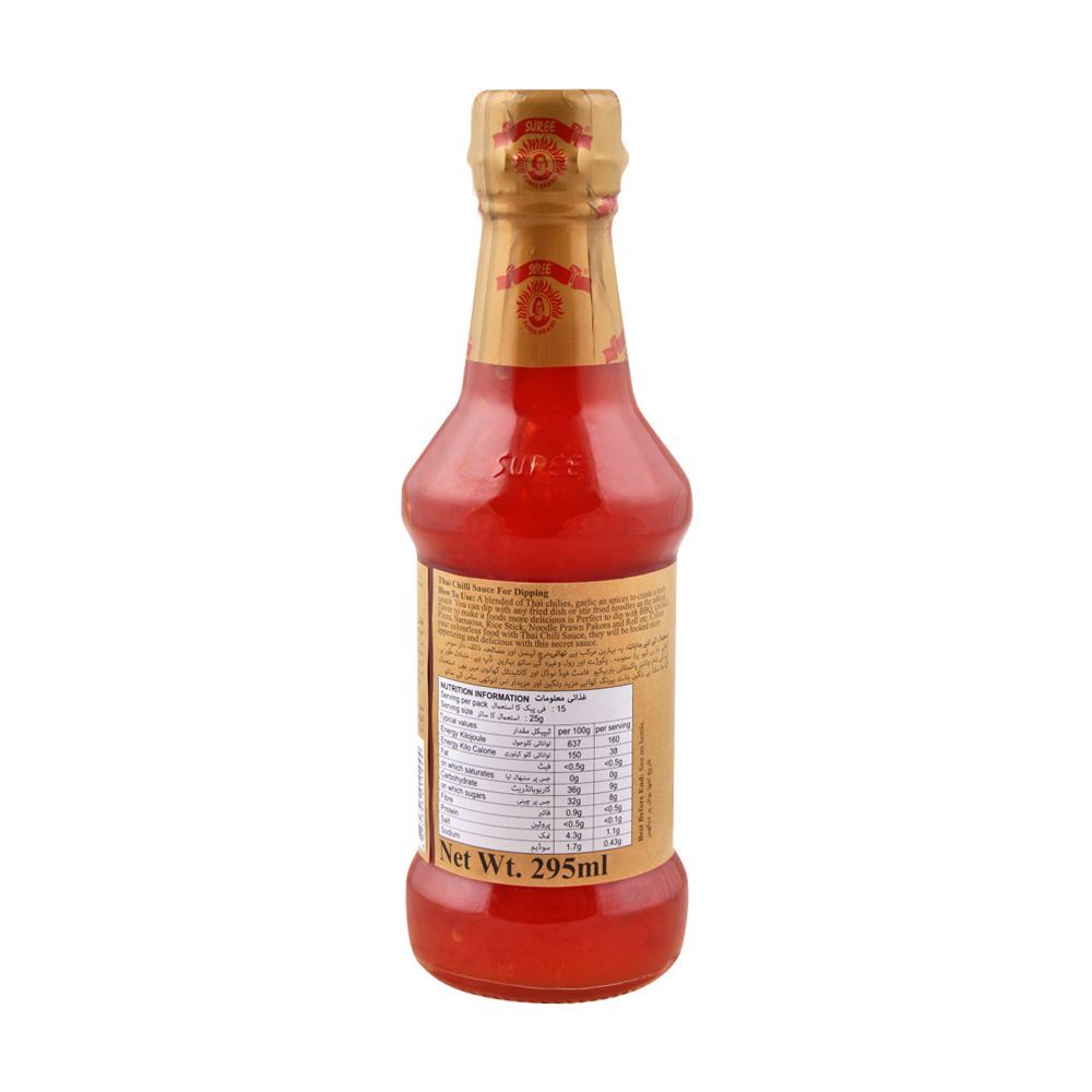 Suree Thai Chilli Sauce, 295ml - Image 2