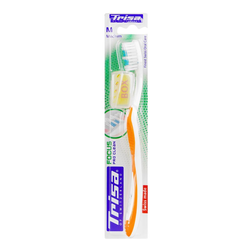 Trisa Focus Pro Clean Medium Toothbrush - Main Image
