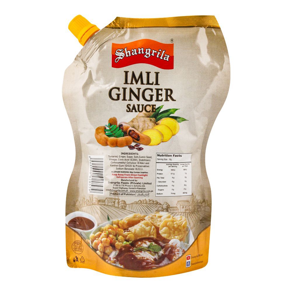 Shangrila Imli Ginger Sauce, 400g - Image 2