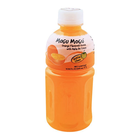 Mogu Mogu Orange Flavored Drink, With Nata De Coco, 320ml - Main Image
