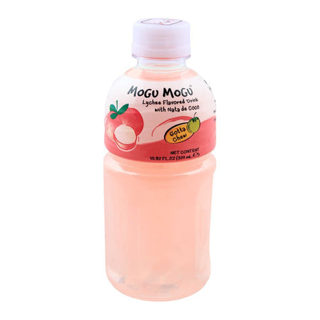 Mogu Mogu Lychee Flavored Drink, With Nata De Coco, 320ml - Main Image