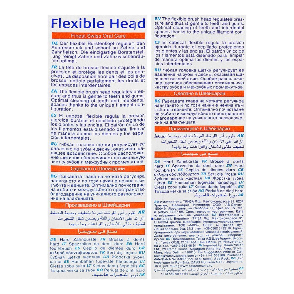 Trisa Flexible Head Hard Toothbrush, 1-Pack - Image 3