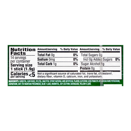 Trident Sugar-Free Gum Spearmint, 14-Pack - Image 3