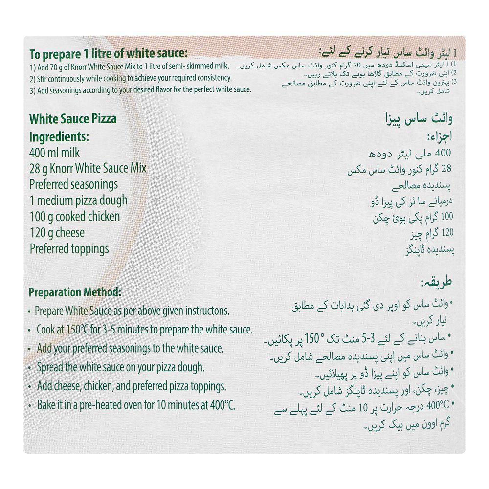 Knorr White Sauce Mix, 900g - Image 4