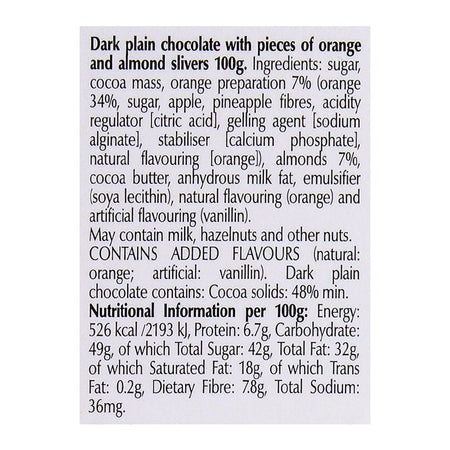 Lindt Excellence Intense Orange 100g - Image 3