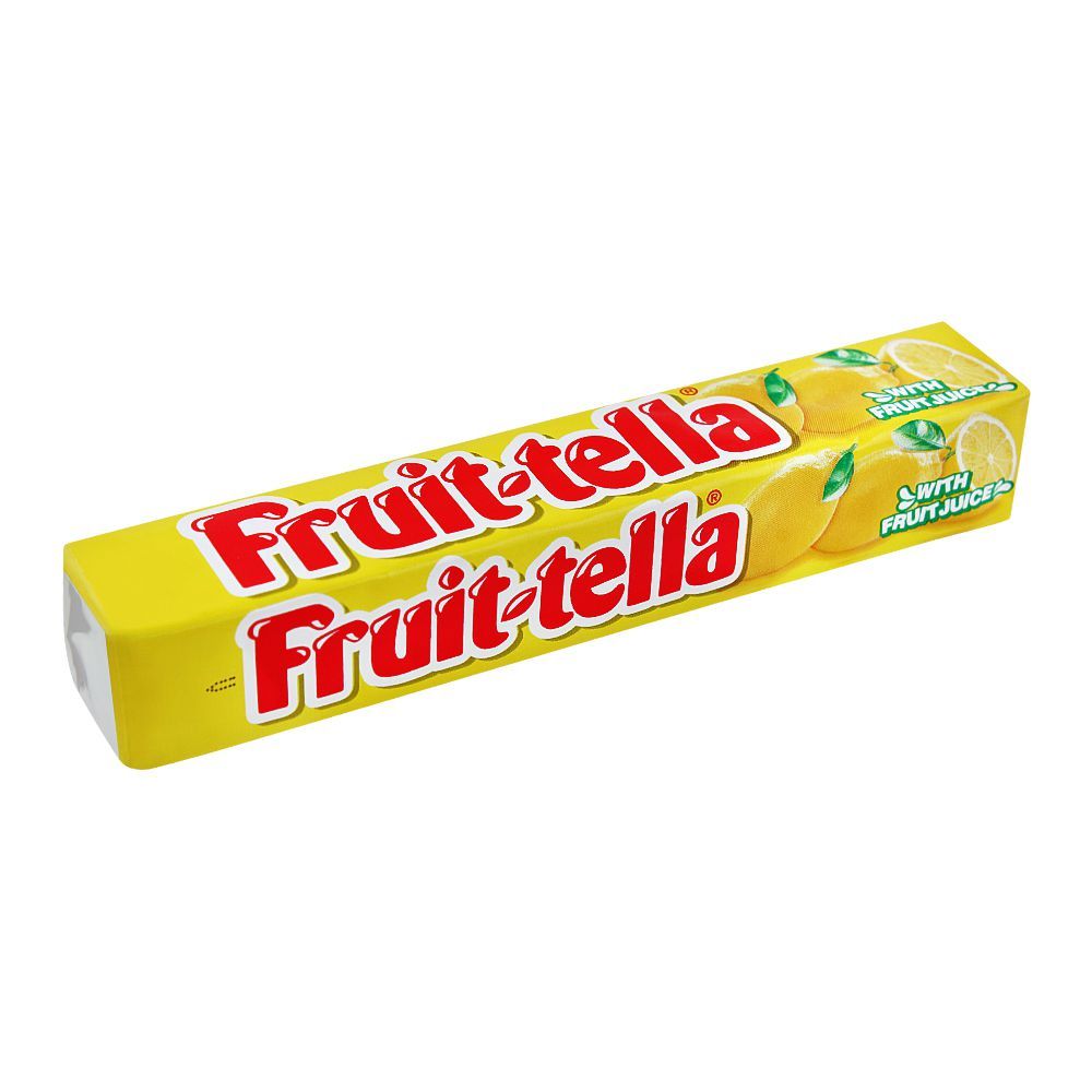 Fruit-Tella Chewy Candy, Lemon, 32.4g - Main Image