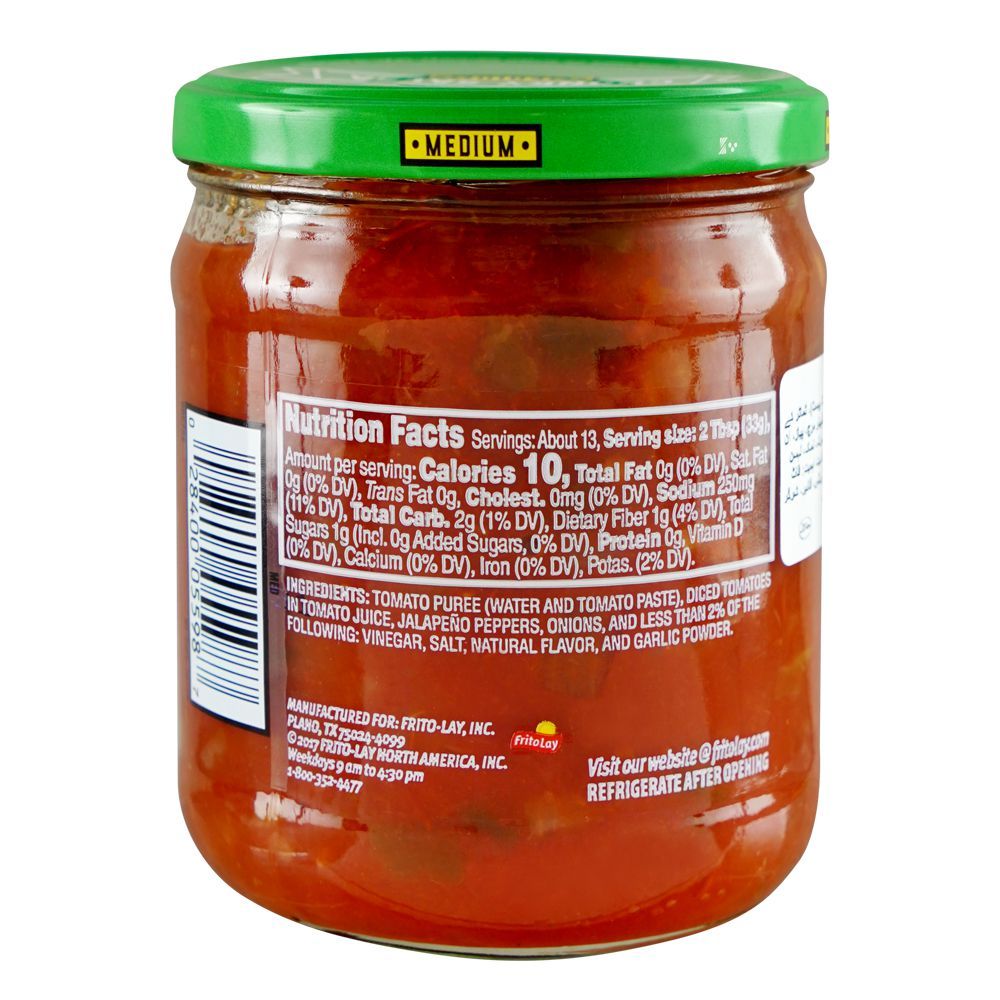Tostitos Chunky Salsa, Medium, 439.4g - Image 2
