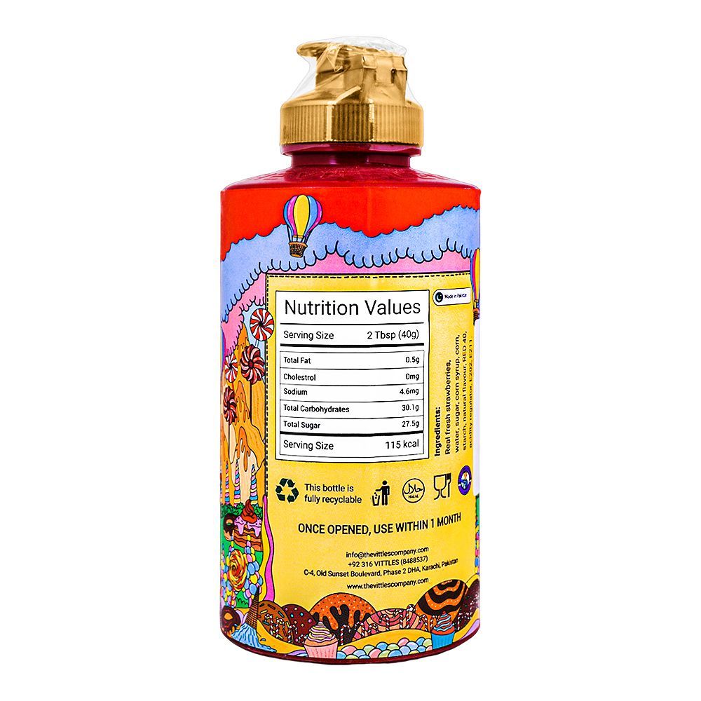 The Vittles Company Strawberry Sauce, 450g - Image 2