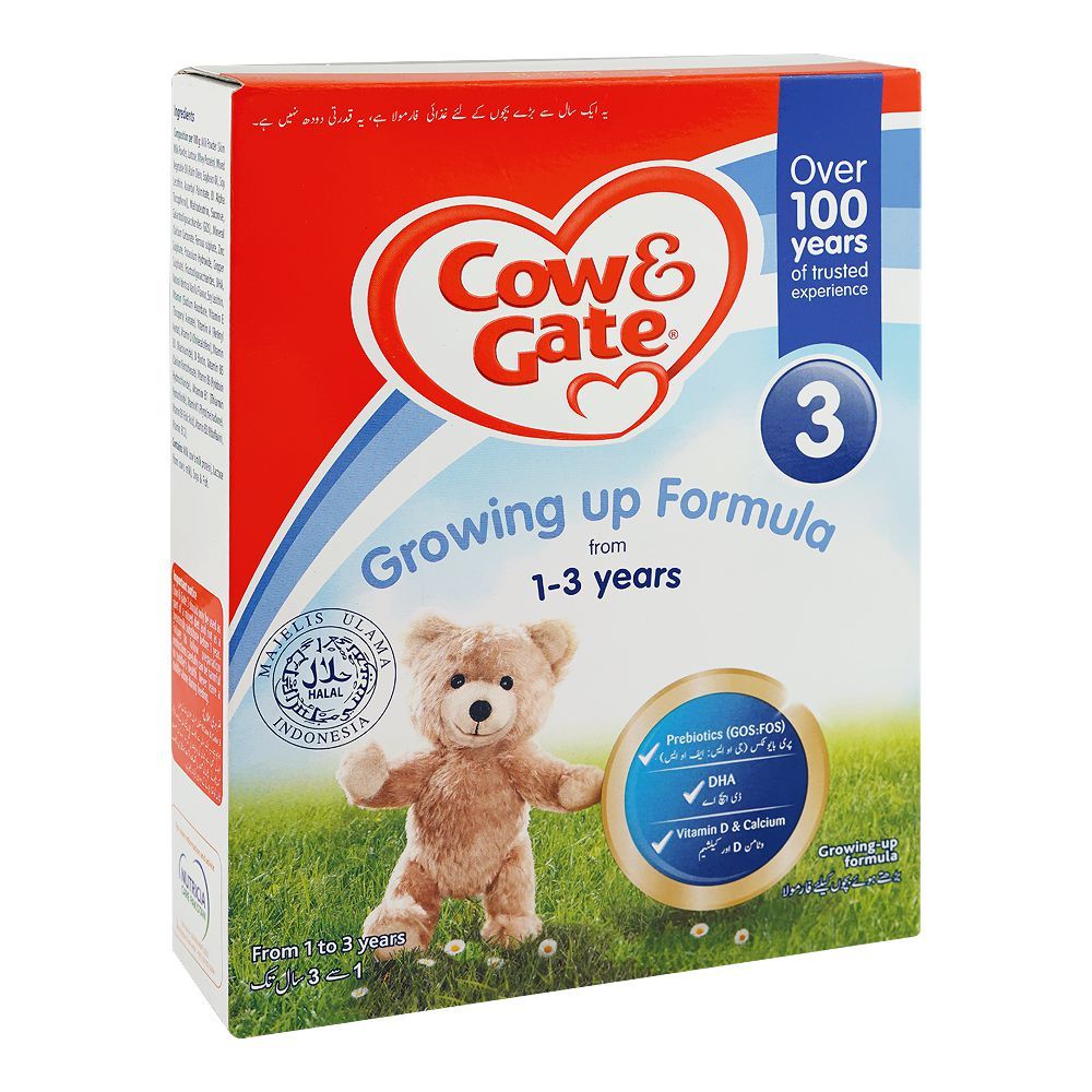 Cow & Gate Growing Up Formula, From 1 to 3 Years, 400g Box - Main Image