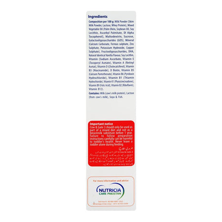 Cow & Gate Growing Up Formula, From 1 to 3 Years, 400g Box - Image 2