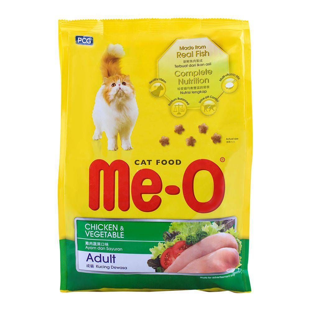 Me-O Adult Chicken & Vegetable Cat Food 1.2 KG - Main Image