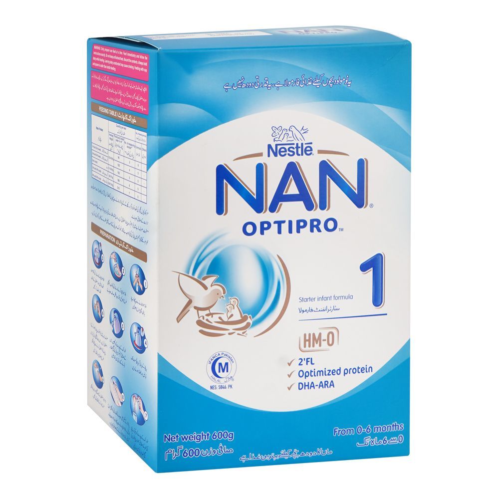 Nestle Nan-1 Optipro, For 0 To 6 Months, 600g Box - Main Image