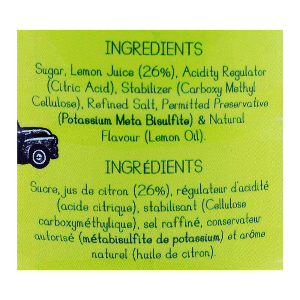 Mitchell's Lemon Squash 800ml - Image 3
