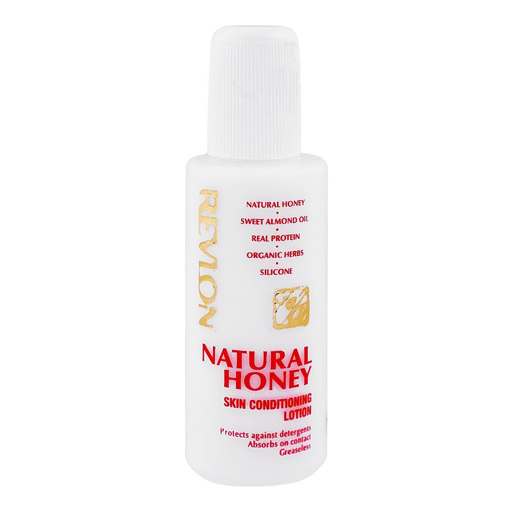 Revlon Natural Honey Skin Conditioning Lotion, Moisturizes & Softens Dry Skin, 100ml - Main Image