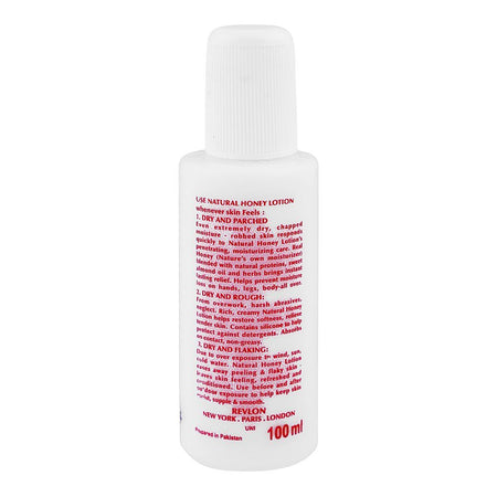 Revlon Natural Honey Skin Conditioning Lotion, Moisturizes & Softens Dry Skin, 100ml - Image 2