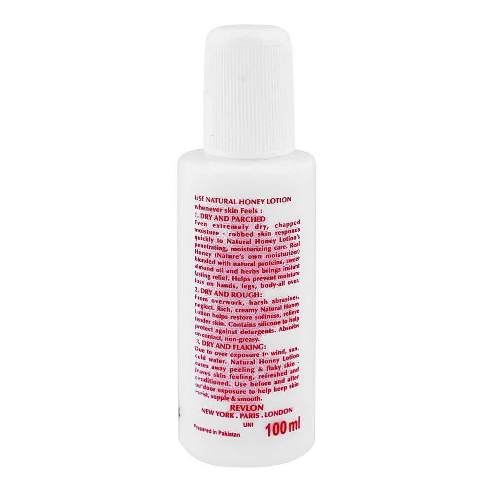 Revlon Natural Honey Skin Conditioning Lotion, Moisturizes & Softens Dry Skin, 100ml - Image 2