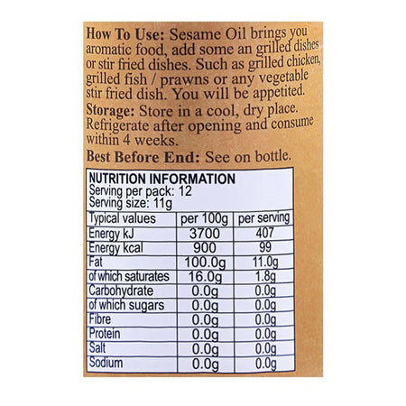 Suree Sesame Oil 150ml - Image 4