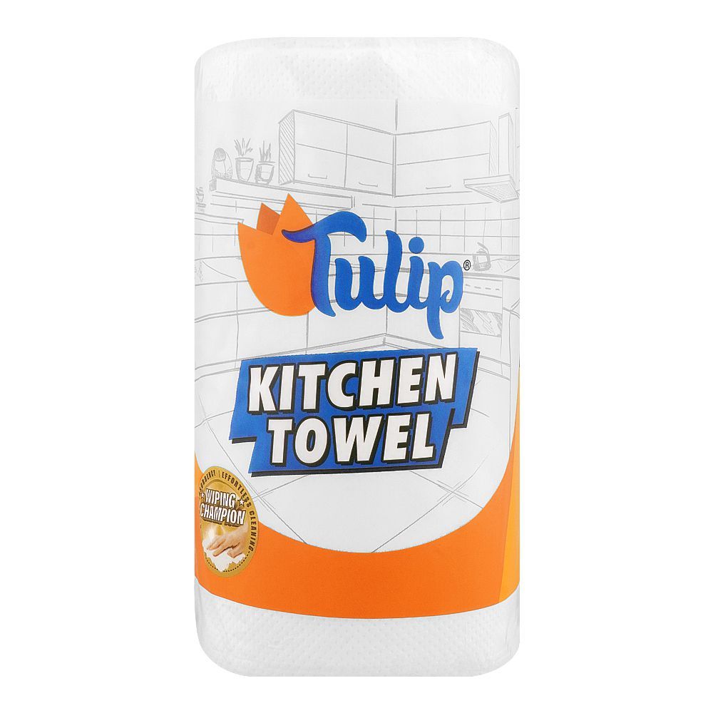 Rose Petal Tulip Kitchen Towel Roll - Main Image