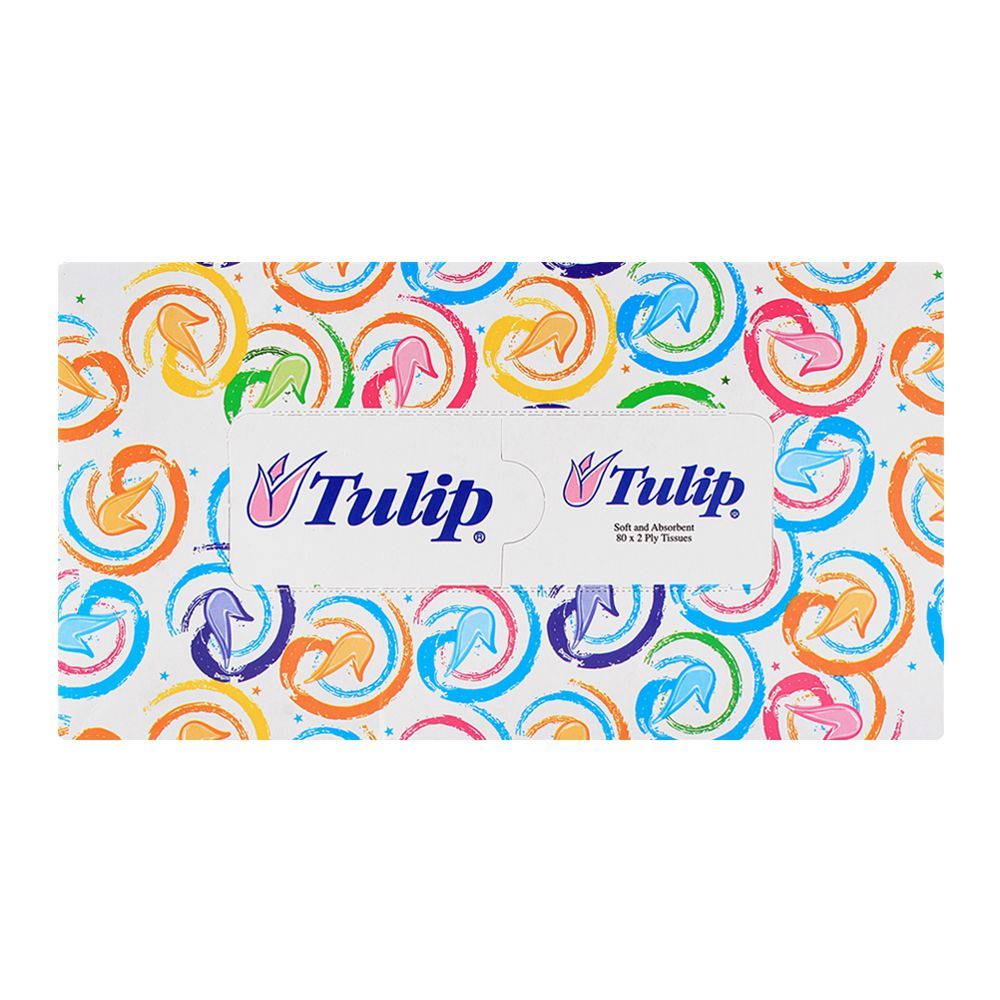 Rose Petal Tulip Facial Tissue - Main Image