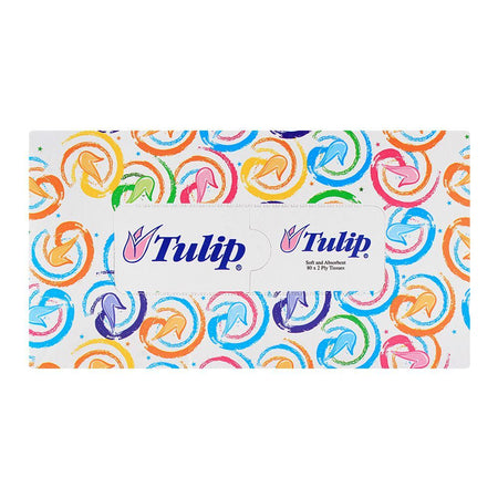 Rose Petal Tulip Facial Tissue - Main Image