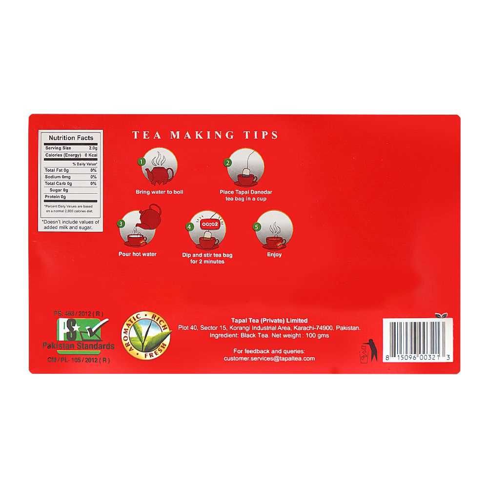 Tapal Danedar Tea Bags, 50-Pack - Image 3