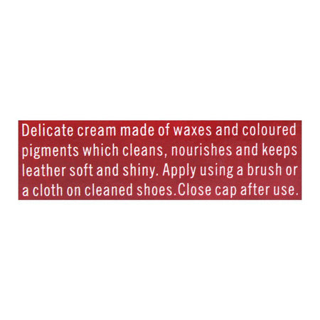Kiwi Shoe Cream Tube, Burgundy, 45ml - Image 4