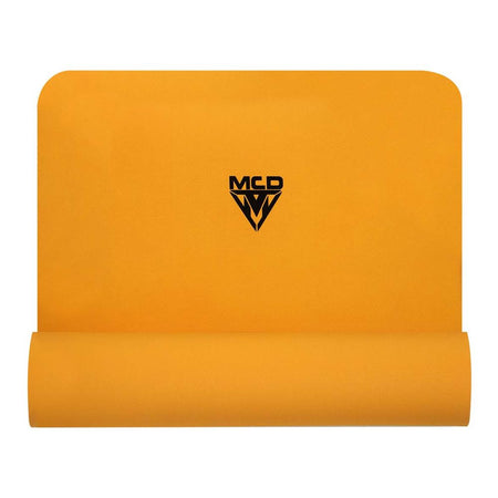 MCD EVA Yoga Mat - 4mm/6mm/8mm/10mm/12mm Thick, Non-Slip, Orange - Image 2