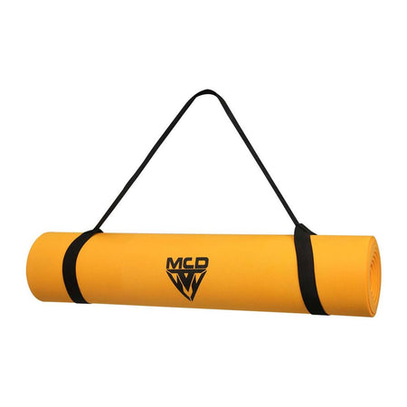 MCD EVA Yoga Mat - 4mm/6mm/8mm/10mm/12mm Thick, Non-Slip, Orange - Image 5