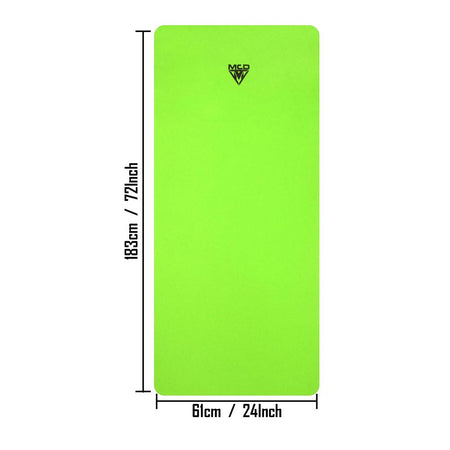 MCD EVA Yoga Mat - 4mm/6mm/8mm/10mm/12mm Thick, Non-Slip, Green - Image 6