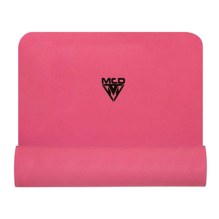 MCD EVA Yoga Mat - 4mm/6mm/8mm/10mm/12mm Thick, Non-Slip, Pink - Image 2