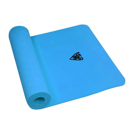 MCD EVA Yoga Mat - 6mm/8mm/10mm/12mm Thick, Non-Slip, Blue - Image 3