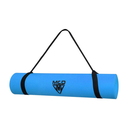 MCD EVA Yoga Mat - 6mm/8mm/10mm/12mm Thick, Non-Slip, Blue - Image 5