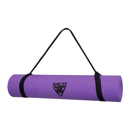 MCD EVA Yoga Mat - 4mm/6mm/8mm/10mm/12mm Thick, Non-Slip, Purple - Image 5