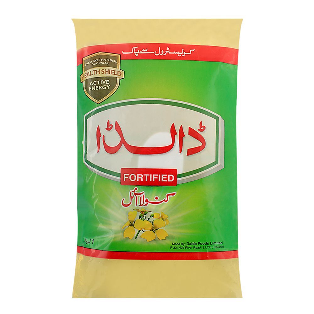 Dalda Fortified Canola Oil 1 Litre Pouch - Main Image