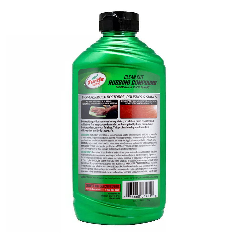 Turtle Wax Clean Cut Rubbing Compound, 532ml, T415 - Image 2