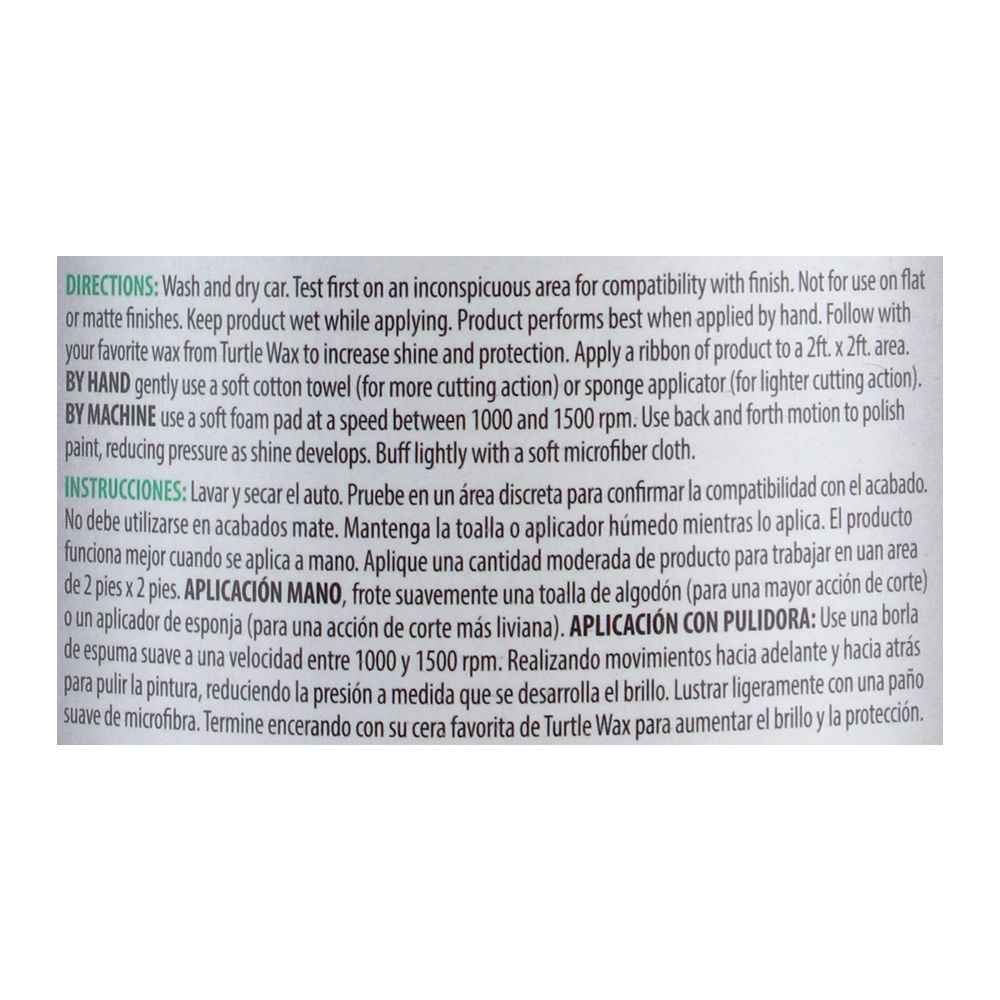 Turtle Wax Clean Cut Rubbing Compound, 532ml, T415 - Image 3