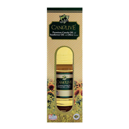 Canolive Premium Canola And Sunflower Oil 1 Litre Bottle - Main Image