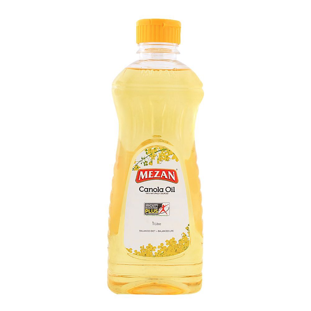 Mezan Canola Oil 1 Litre Bottle - Main Image