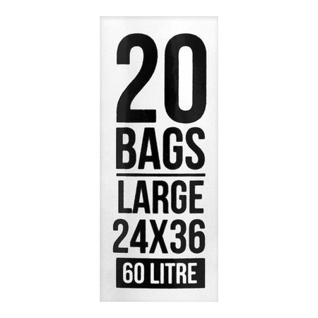 Wipes Trash Bags, Large, 24x36 Inches, 20-Pack - Image 3