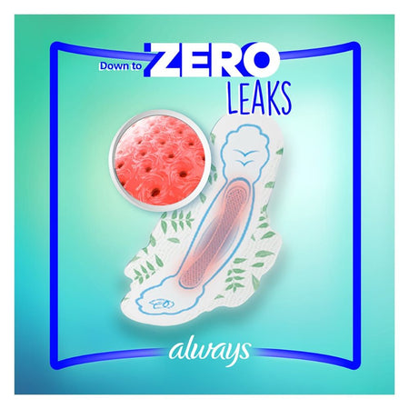 Always 3in1 Herbal Freshness Ultra Thin Extra Long Pads, 7-Pack - Image 6
