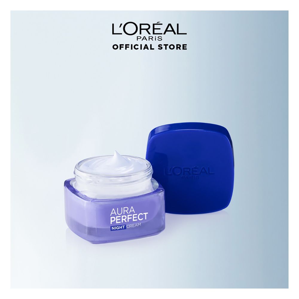 L'Oreal Aura Perfect Night Cream 50ml - Reduces Dark Spots, Uneven Skin Tone & Dullness - Image 7
