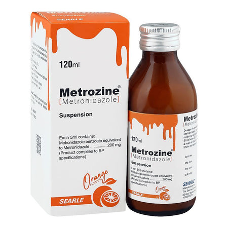Searle Metrozine Suspension Syrup, 120ml - Main Image