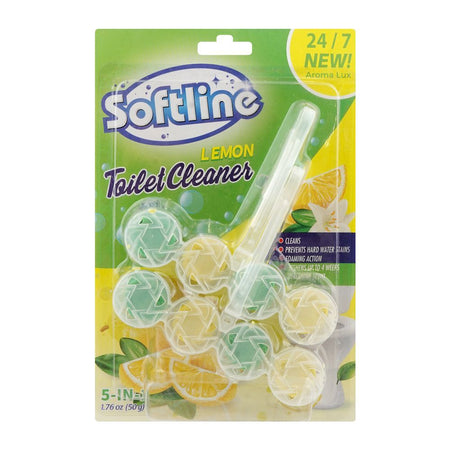 Softline 5-In-1 Lemon Toilet Cleaner Hanger, 50g - Main Image