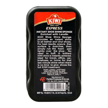 Kiwi Express Instant Shoe Shine Sponge, For All Colours - Image 2