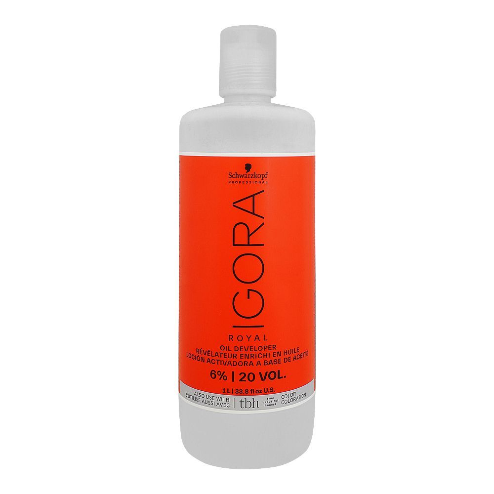 Schwarzkopf Igora Oil Developer, 6% 20 Vol, 1000ml - Main Image