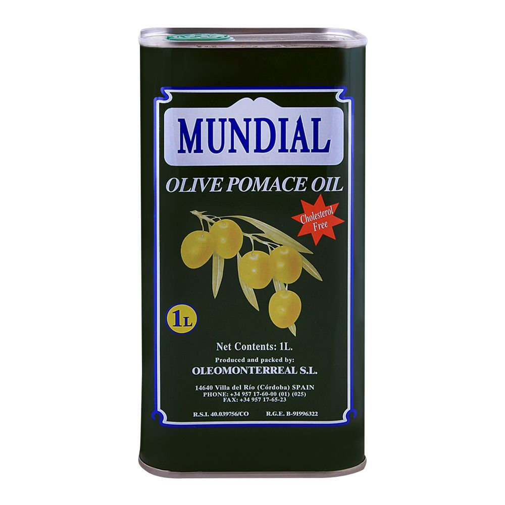 Mundial Olive Pomace Oil 1 Litre Tin - Main Image