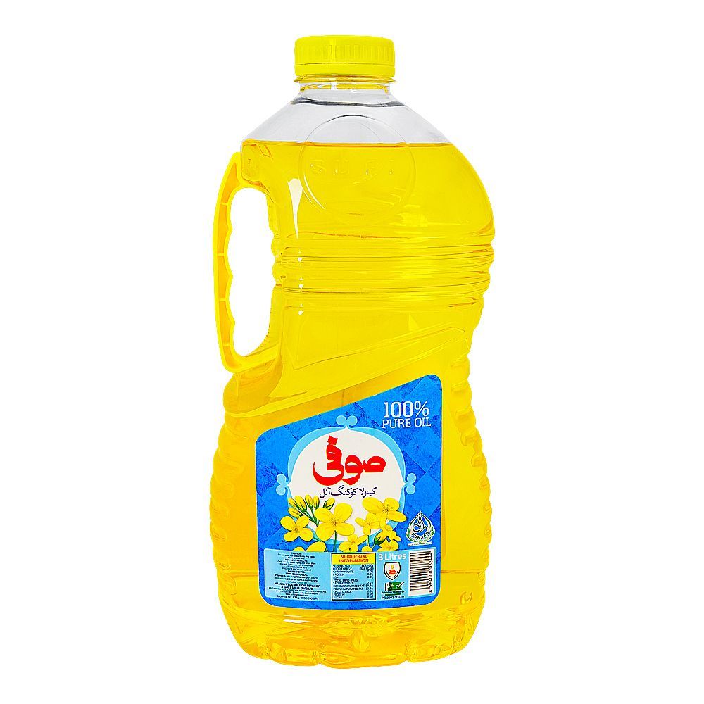 Sufi Canola Oil, 3 Liter Bottle - Image 2