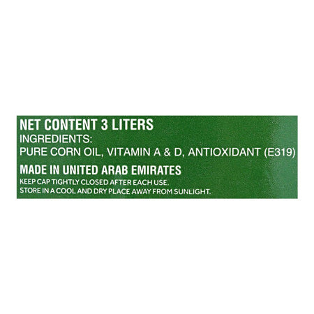 Coroli Pure Corn Oil, 3 Litres - Image 4