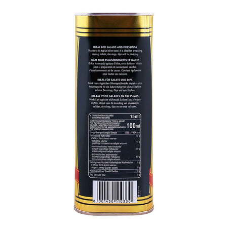 Sasso Extra Virgin Olive Oil Tin 1000ml - Image 2